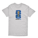 FIFA World Cup 2026 Unisex Tees White/Blue Logo