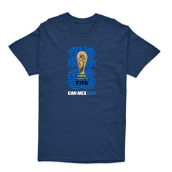 FIFA World Cup 2026 Unisex Tees Blue With Blue Logo