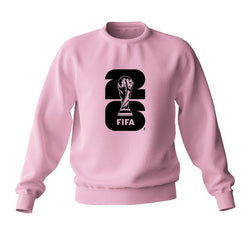 FIFA World Cup 2026 Embroidered Sweatshirt Pink