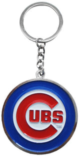 Cubs Logo 3MM Silver Keychain