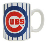Chicago Cubs White Striped Mugs