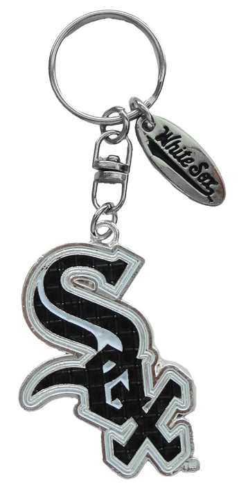 White Sox Magic Glitter Keychains