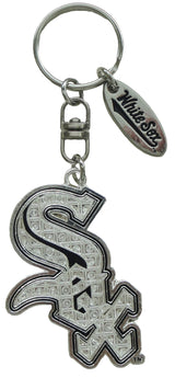 White Sox Magic Glitter Keychains