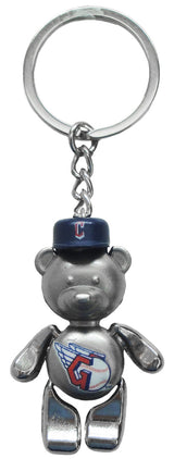 Cleveland Guardians Bear with Hat Keychains
