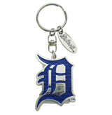 Detroit Tigers D Magic Glitter Keychain