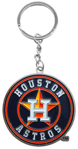 Houston Astros 3MM Silver Keychain