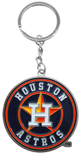 Houston Astros 3MM Silver Keychain