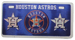 Houston Astros Foil License Plate Magnet