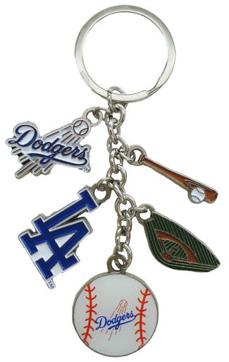 LA Dodgers 5-Dangle with Blue LA