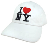 White ILNY 6-Panel Hat