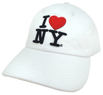 White ILNY 6-Panel Hat