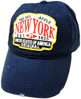 Navy Blue NY United States of America Original Hat - NY06