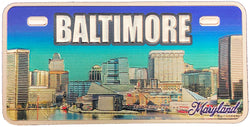 Baltimore Foil Magnet License Plate