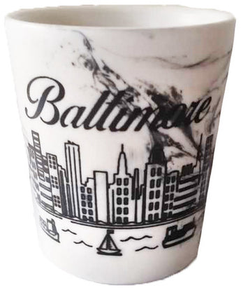 Baltimore Mini Ceramic Cup Marble