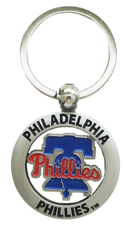 Phillies Cutout Logo Keychain