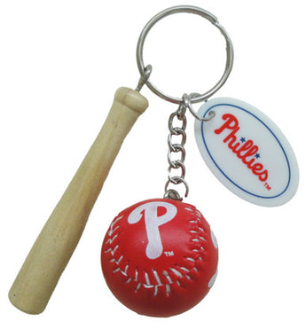 Phillies Red Ball with Bat