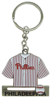 Phillies White Shirt Sliding Keychain