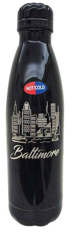 Baltimore Steel Black Waterbottle