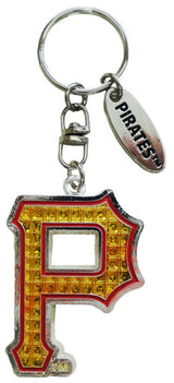 Pittsburgh Pirates P Magic Glitter Keychain