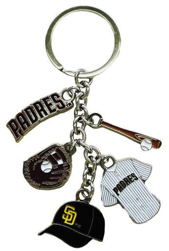 San Diego Padres 5-Dangle Keychain
