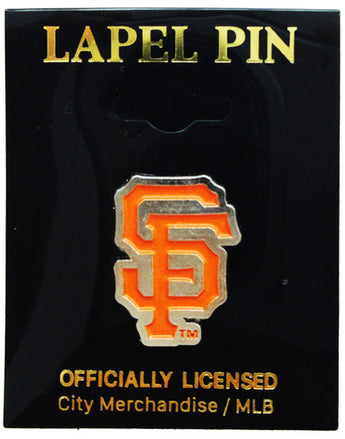 San Francisco Giants Orange SF Lapel Pin