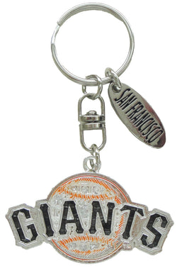San Francisco Giants Logo Magic Glitter Keychain