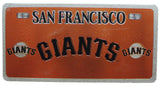 San Francisco Giants Foil License Plate Magnet