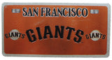 San Francisco Giants Foil License Plate Magnet