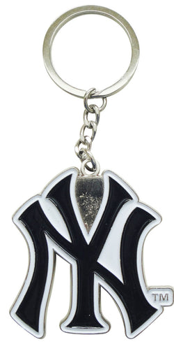 Yankees 3MM Silver Keyring