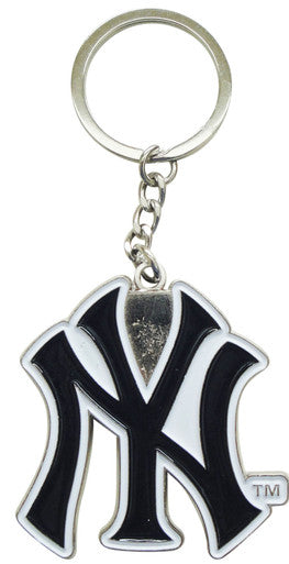 Yankees 3MM Silver Keyring