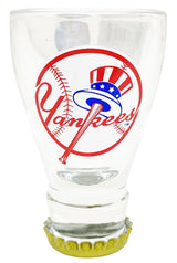 Yankees Red/White Circle Beer Shotglass