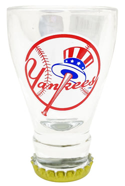 Yankees Red/White Circle Beer Shotglass