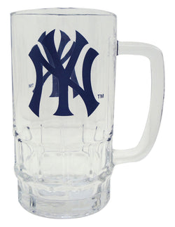 Yankees Clear NY Beer Mug