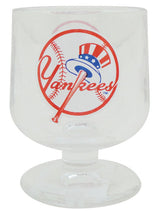 Yankees Red/White Circle Brandy Glass