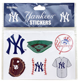 Yankees Stickers 6-Pack