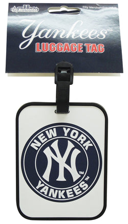 Yankees Blue Circle Luggage Tags