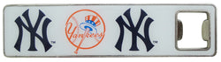 Yankees White Bottle Opener Magnet