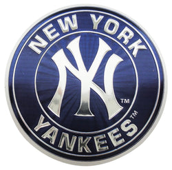 Yankees Foil Magnet Blue