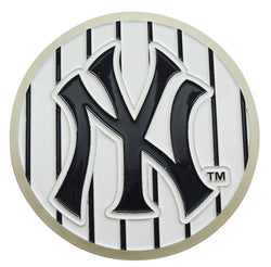 Yankees Pewter Magnet Stripes