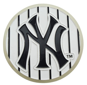 Yankees Pewter Magnet Stripes