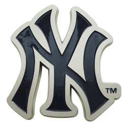 Yankees Pewter Magnet Blue NY