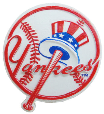 Yankees Poly Magnet White/Red
