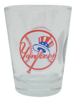 Yankees Red/Clear Shotglass