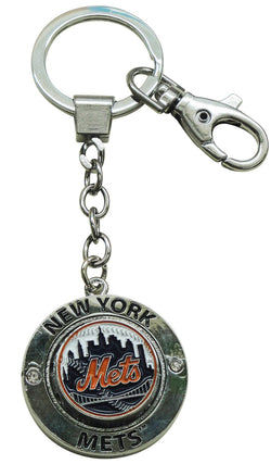 Mets Ball Spinning Keychain