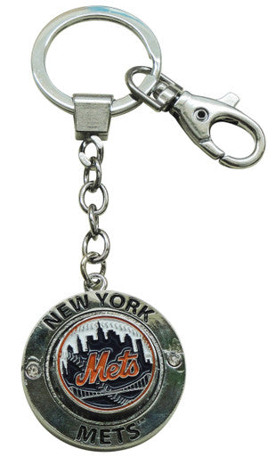 Mets Ball Spinning Keychain