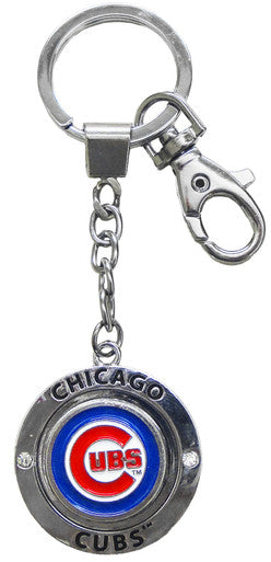 Cubs Logo Spinning Keychain