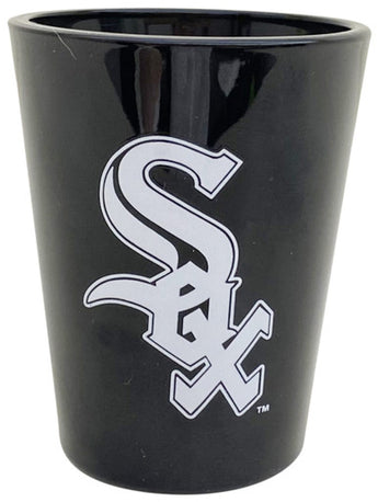 White Sox Black Shotglass