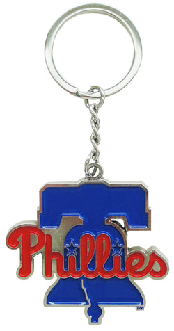 Phillies 3MM Silver Keychain