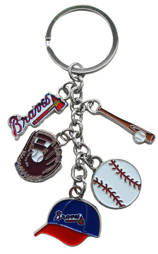 Atlanta Braves 5-Dangle Keychain