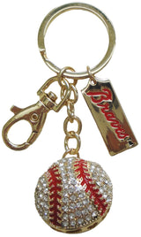 Atlanta Braves Rhinestone Keychains
